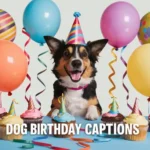 dog birthday captions